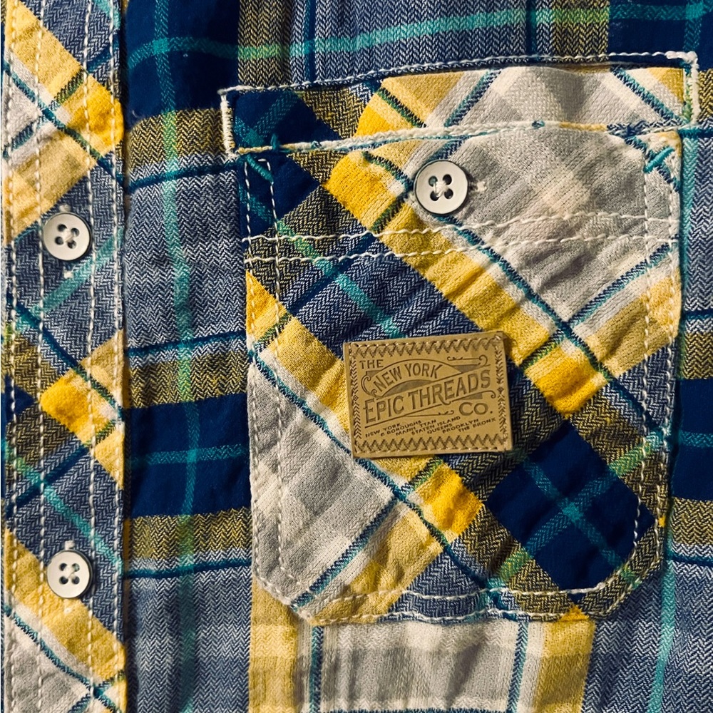Epic Threads plaid shirt.